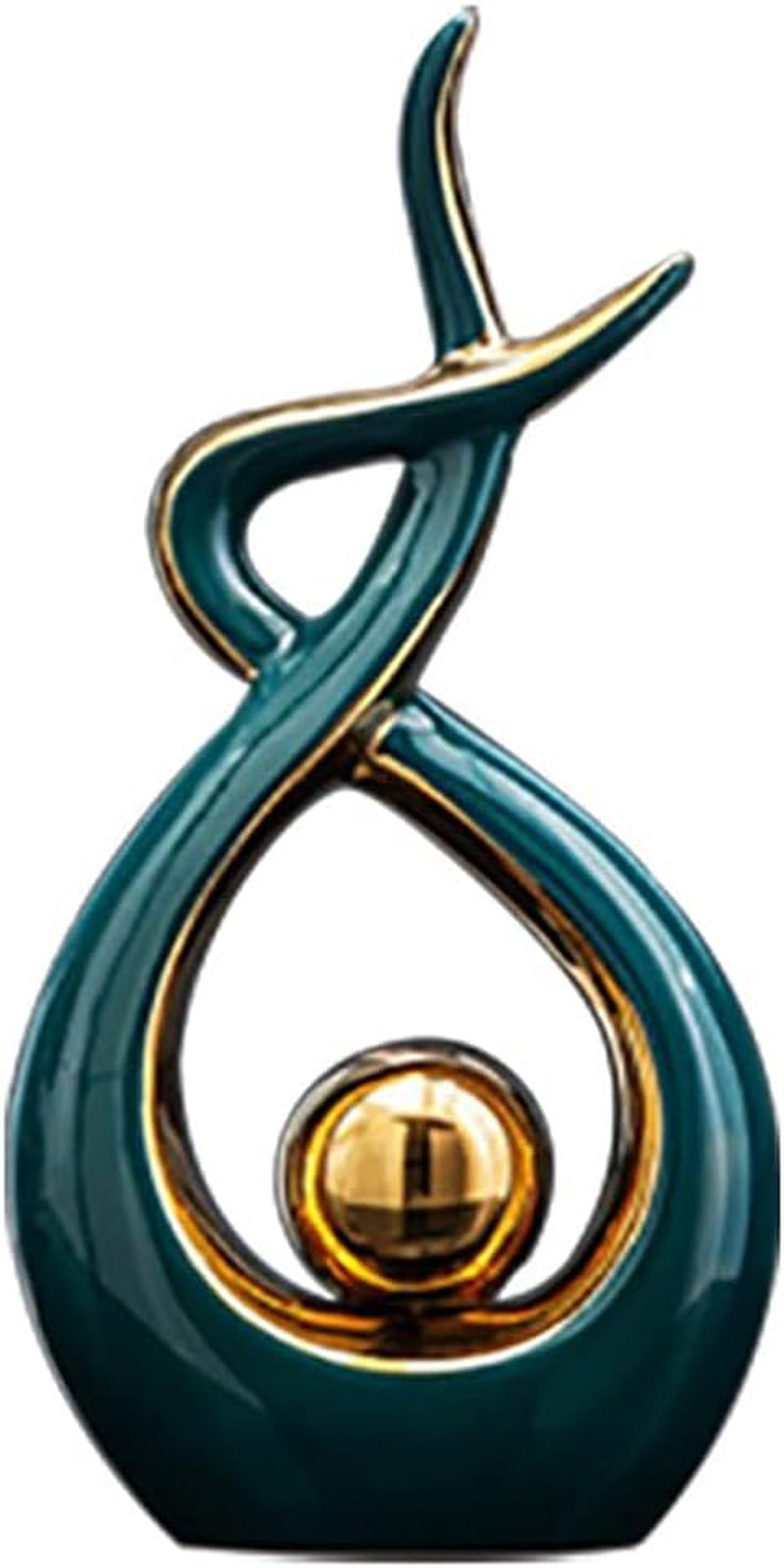 Home Decor Modern Abstract Art Ceramic Statue Table Decorations for Dining Room Living Room Office Centerpiece