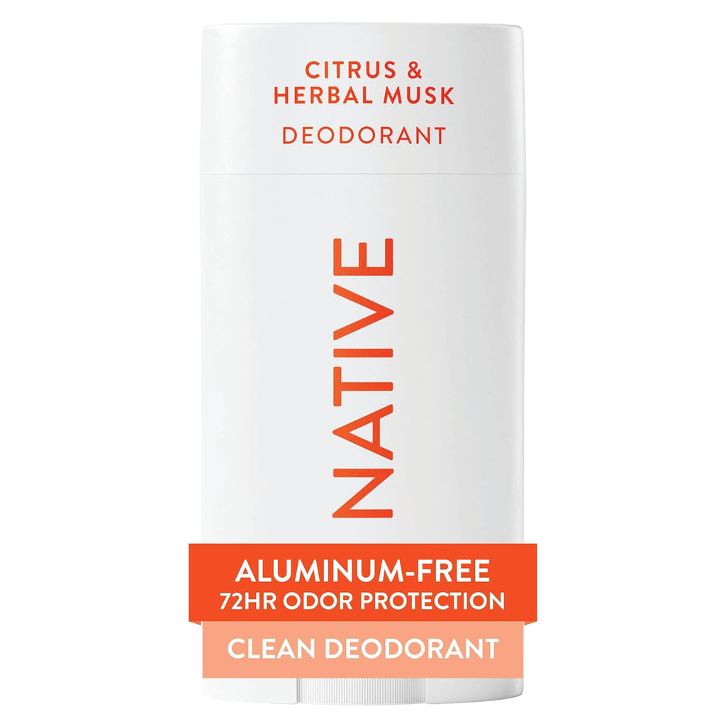 Deodorant Contains Naturally Derived Ingredients, 72 Hour Odor Control, Deodorant for Women and Men, Aluminum Free, Unscented 2.65Oz