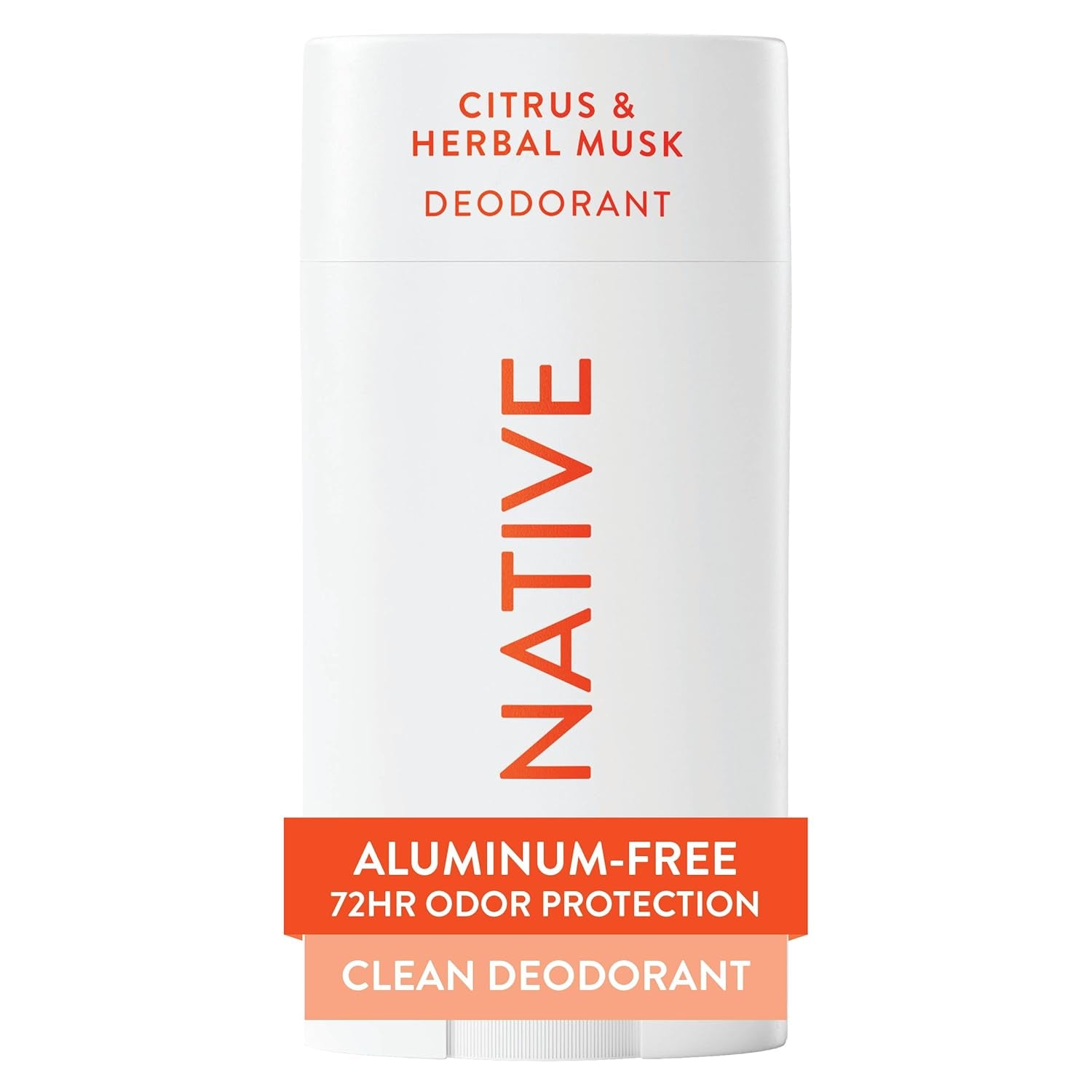 Deodorant Contains Naturally Derived Ingredients, 72 Hour Odor Control, Deodorant for Women and Men, Aluminum Free, Unscented 2.65Oz