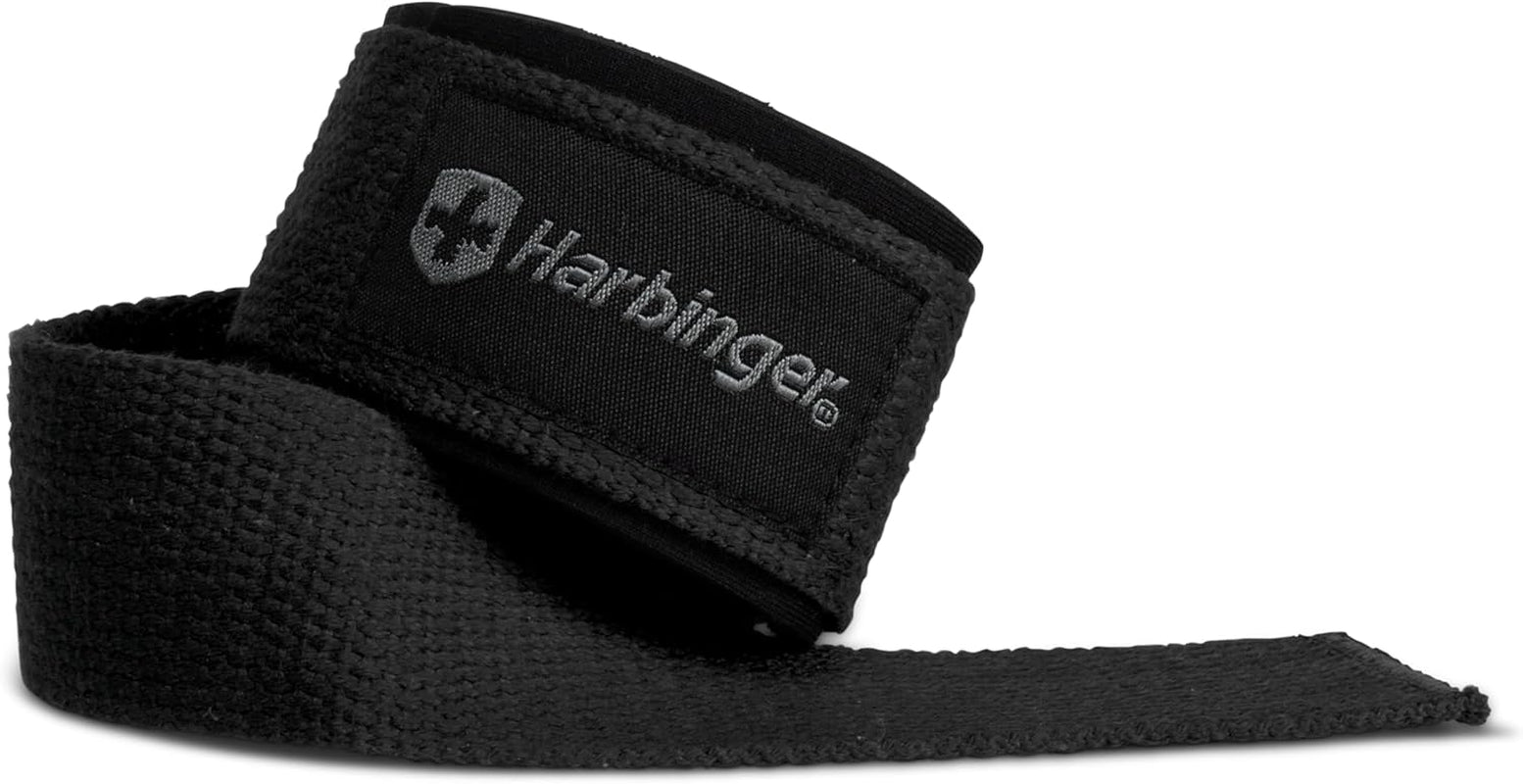 Padded Cotton Lifting Straps with Neotek Cushioned Wrist, 21.5 Inch Length, 1.5 Inch Width, Pair, Weightlifting Wrist Straps for Deadlifts and Strength Training