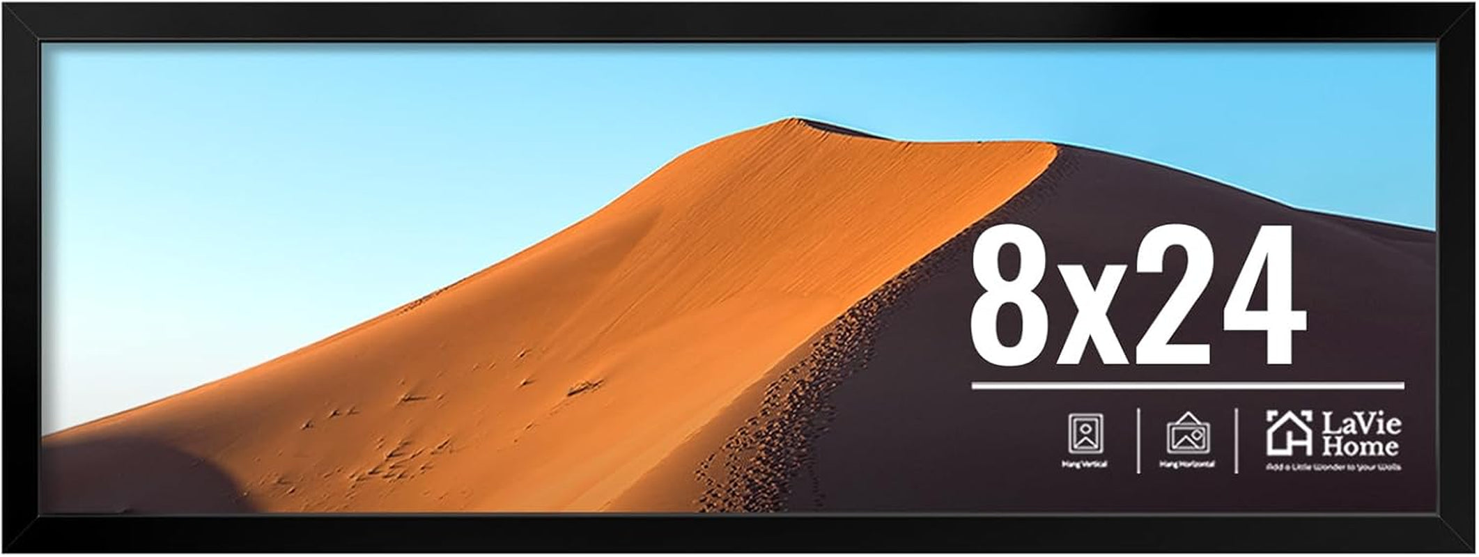 11x14 Black Picture Frame – Wall Display Classic Collection