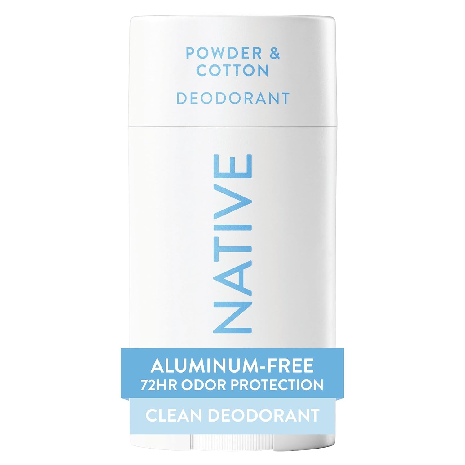 Deodorant Contains Naturally Derived Ingredients, 72 Hour Odor Control, Deodorant for Women and Men, Aluminum Free, Unscented 2.65Oz