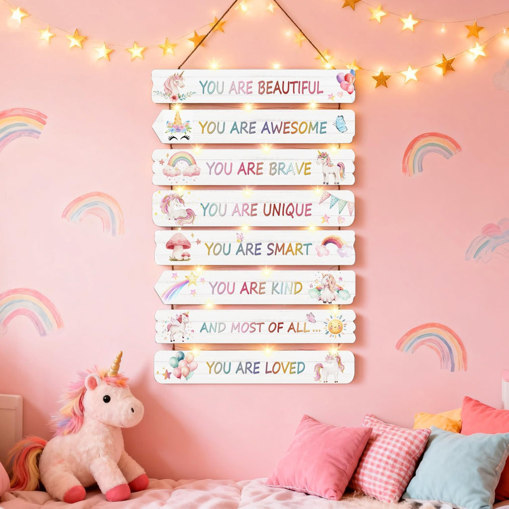 Spider Room Decor with LED Lights Bedroom Boys Room Wall Decor Children Inspirational Motivational Wall Art Wooden Wall Decor Little Boy Kids Room Interior Decor Toddler Room Sign