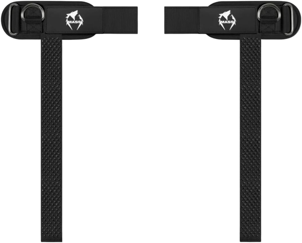 Weight Lifting Straps with Cuffed D Ring, Wrist Support for Men, Heavy Duty Thick Comfortable Lifting Straps, Secure Fit, Enhanced Grip, Straps for Weightlifting & Gym Training, Black