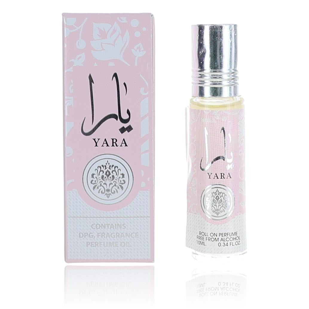 Yara de Lattafa, aceite de perfume roll-on de 0.34 oz para mujeres Yara de Lattafa, aceite de perfume roll-on de 0.34 oz para mujeres
