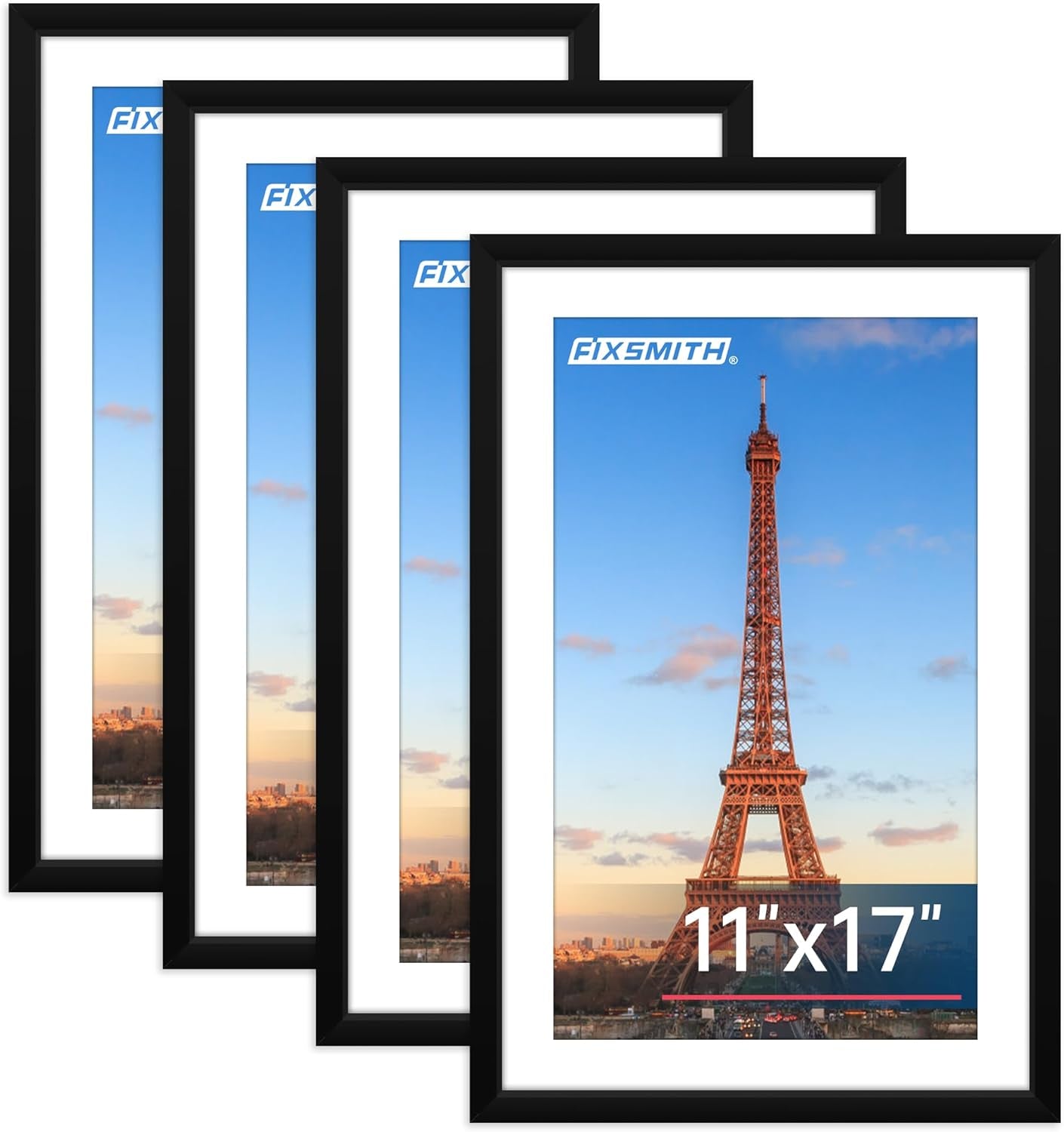 8x10 Picture Frames Set of 2 – Black Wall or Tabletop Display