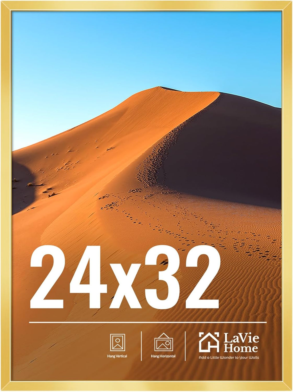 11x14 Black Picture Frame – Wall Display Classic Collection