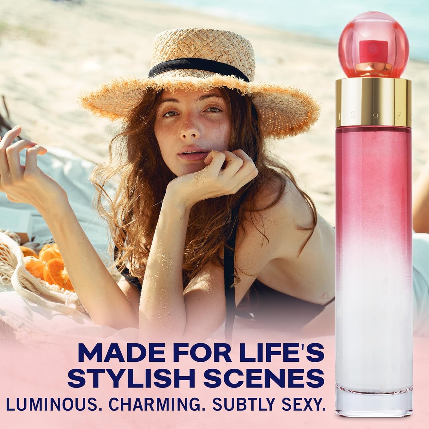 360° Coral Eau De Parfum Spray for Women - Perfume for Women, Floral & Fruity Fragrance, EDP, Designer Scent for Her, Long Lasting - 3.4 Fl Oz (100 Ml)