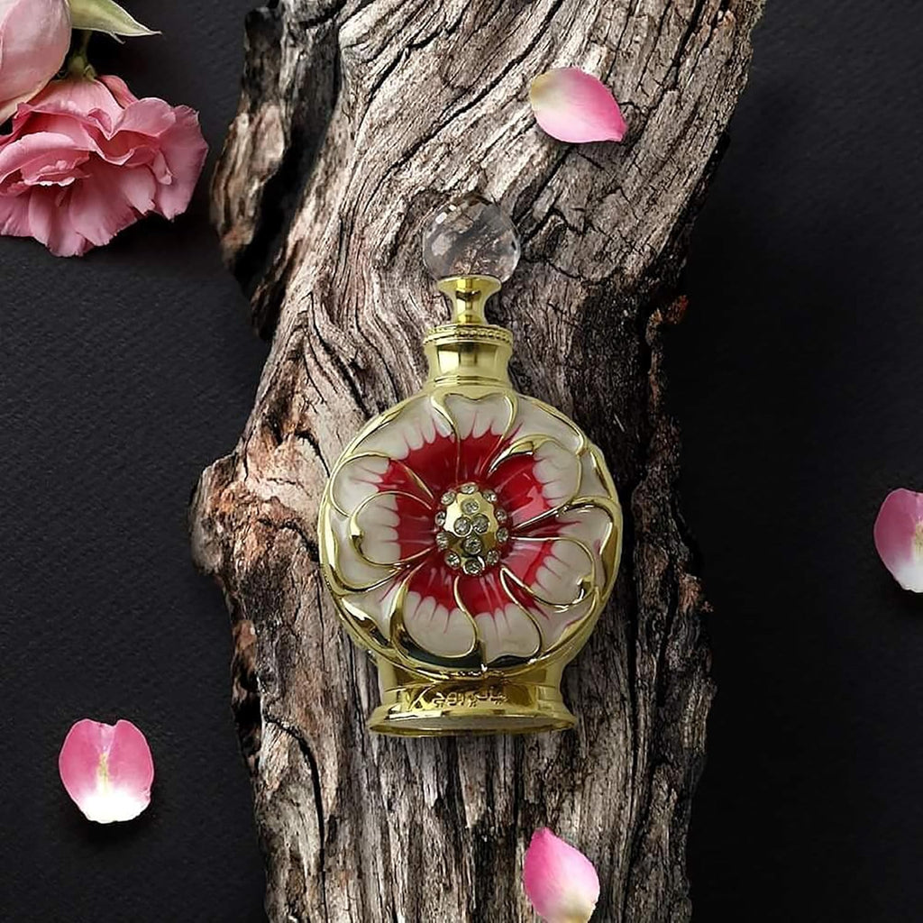 Layali Rouge - Luxury Products from Dubai - Long Lasting Personal Perfume Oil Fragrance - a Seductive Signature Aroma - 0.5 Oz