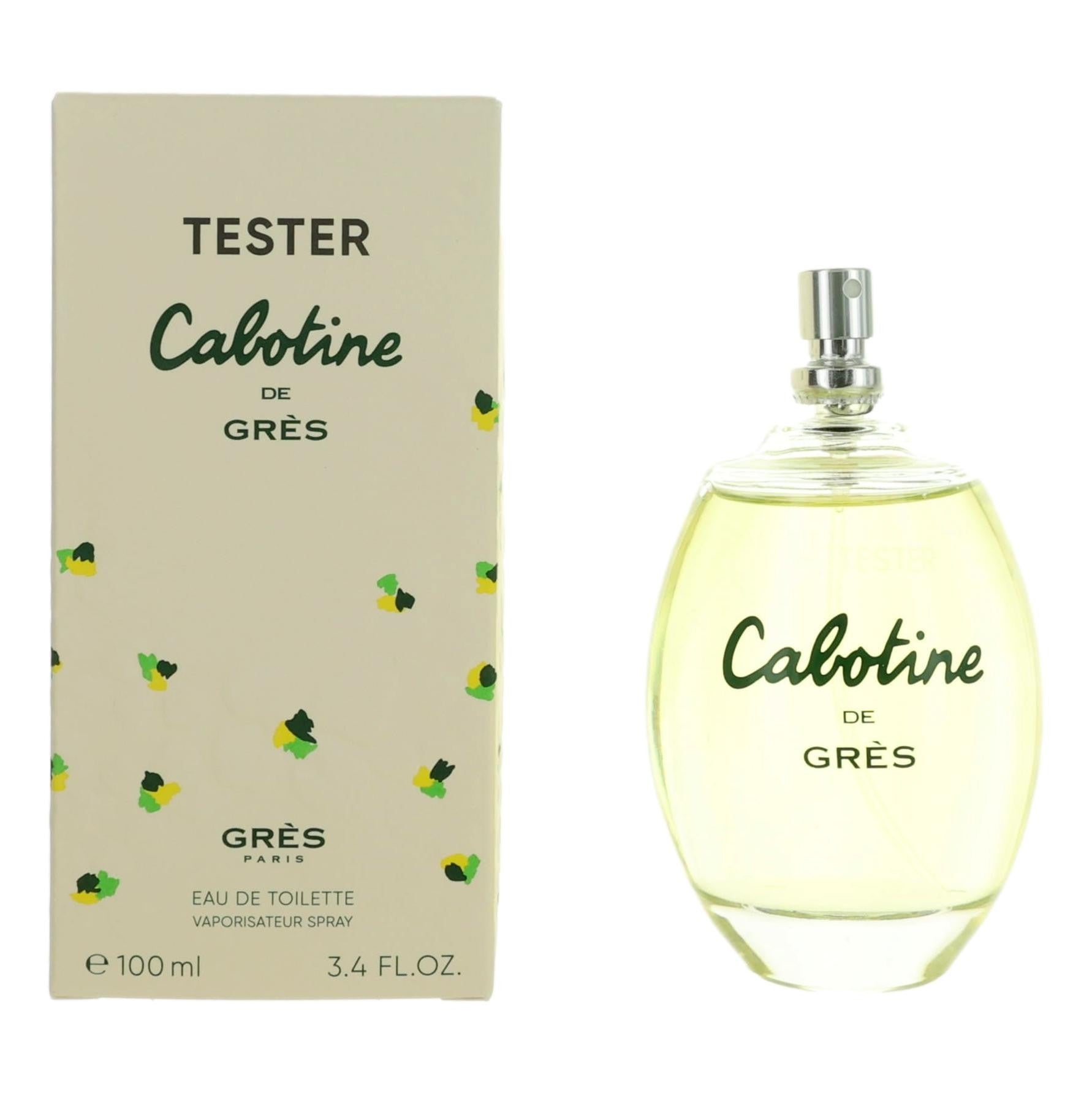 Cabotine de Parfums Gres, vaporizador EDT de 3.4 oz para mujer probador