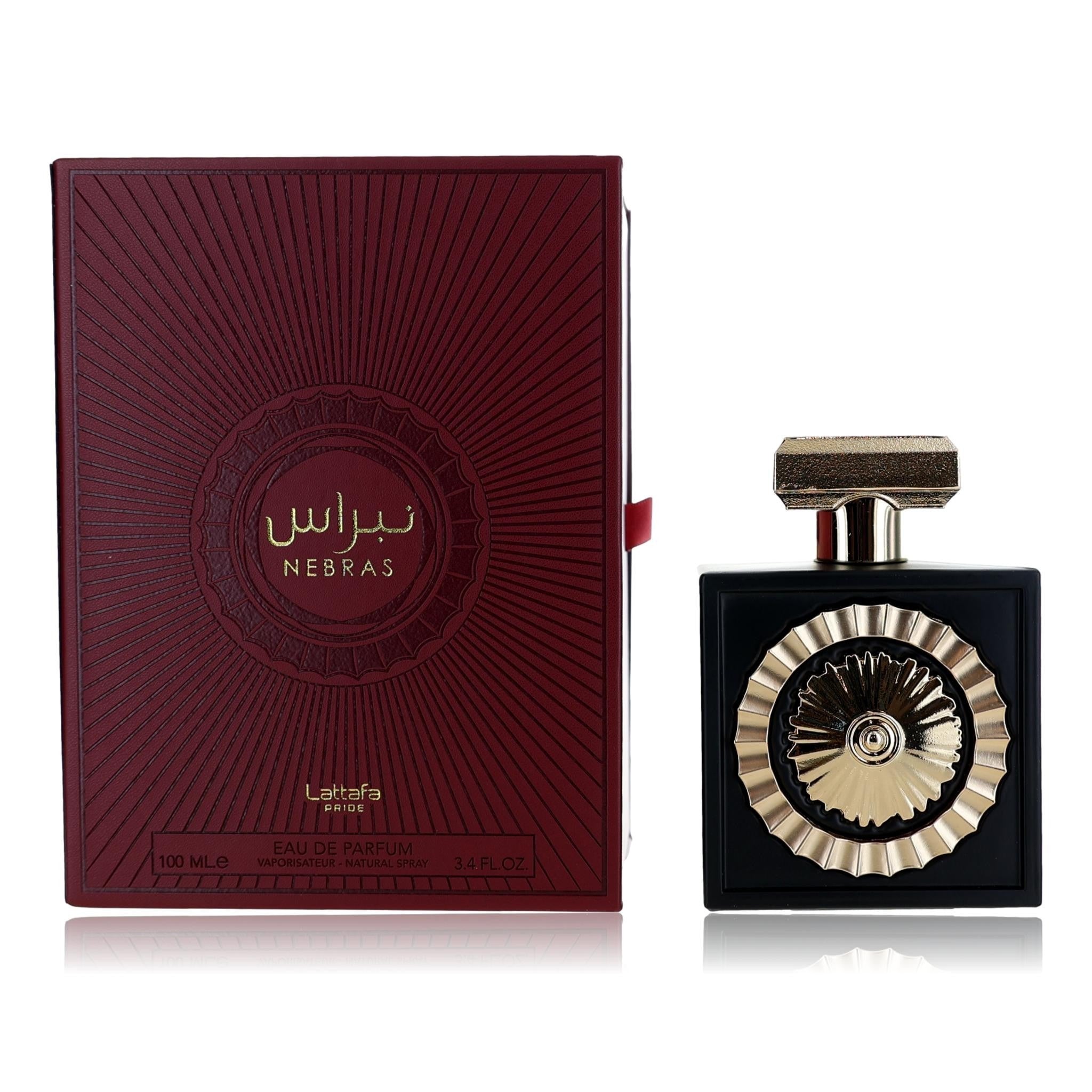 Nebras de Lattafa, espray EDP de 3.4 oz para unisex
